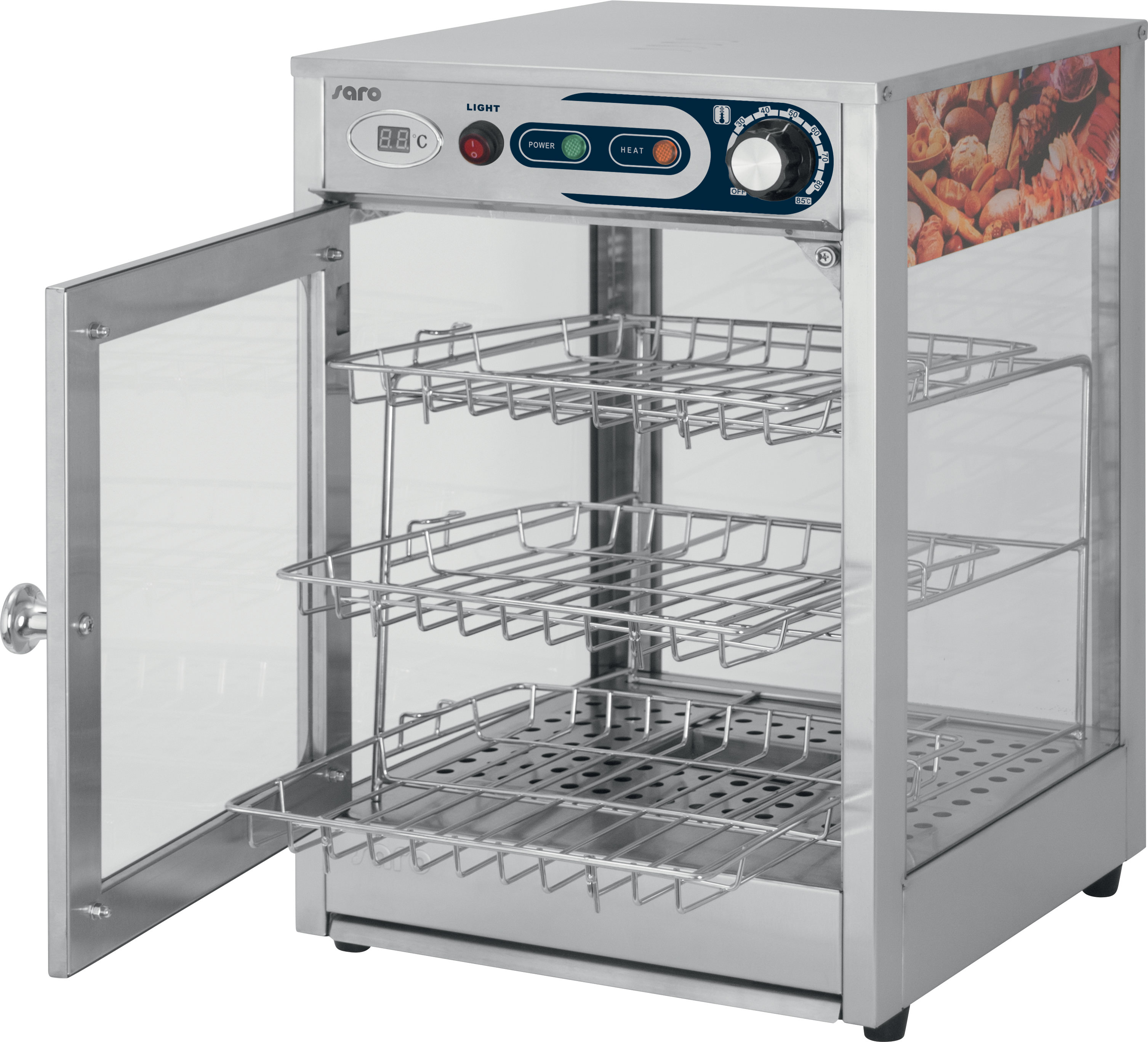 SARO Warmhoudvitrine model FIONA SARO Warmhoudvitrine model FIONA