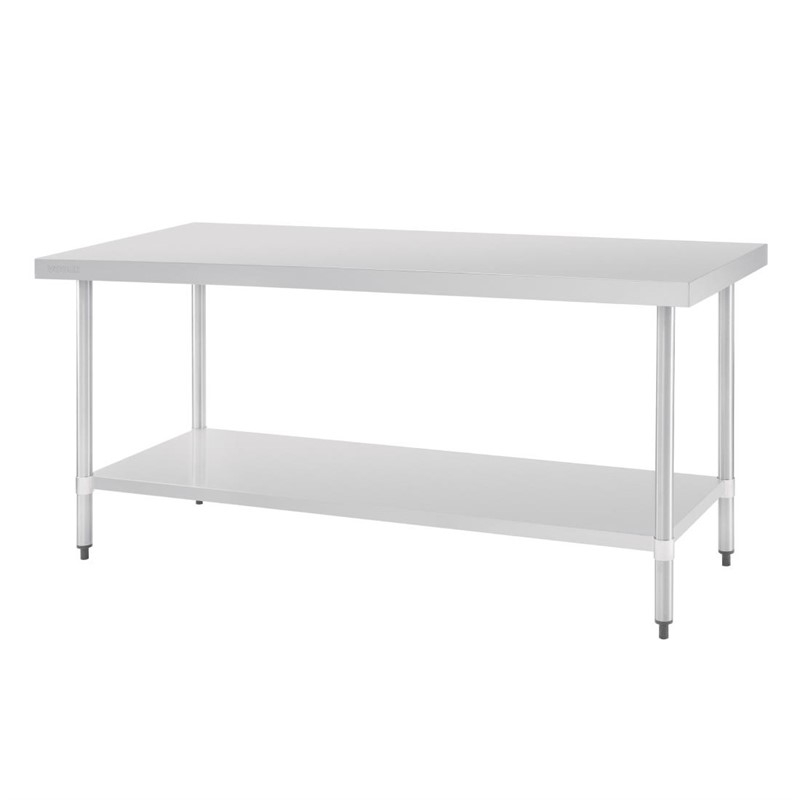 Vogue RVS werktafel zonder achteropstand 90x180x70cm Vogue RVS werktafel zonder achteropstand 90x180x70cm