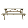 Rowlinson houten picknicktafel 150cm Rowlinson houten picknicktafel 150cm