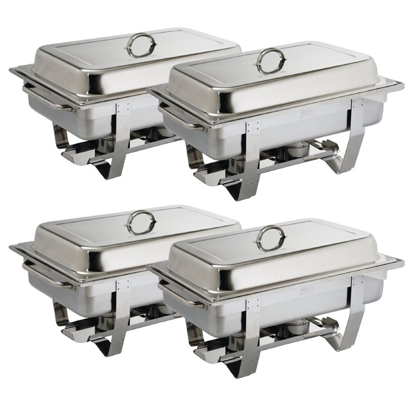 Olympia Milan chafing dish set GN 1/1 (4 stuks) Olympia Milan chafing dish set GN 1/1 (4 stuks)