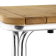 Bolero vierkante essen en aluminium tafel 70cm Bolero vierkante essen en aluminium tafel 70cm