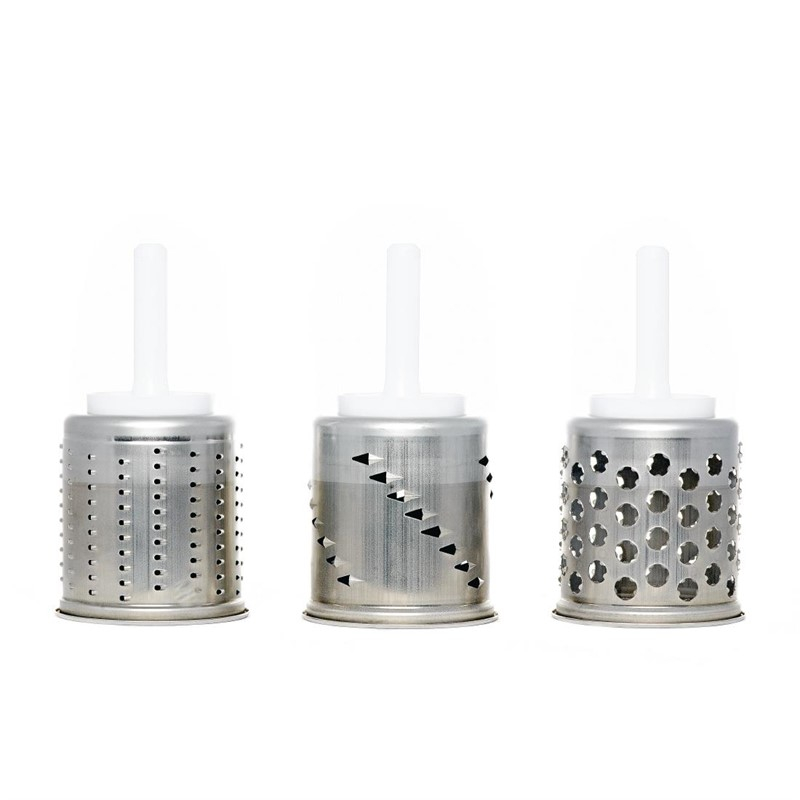 3-delige roterende raspenset voor KitchenAid mixer 5KMVSA (F661) 3-delige roterende raspenset voor KitchenAid mixer 5KMVSA (F661)