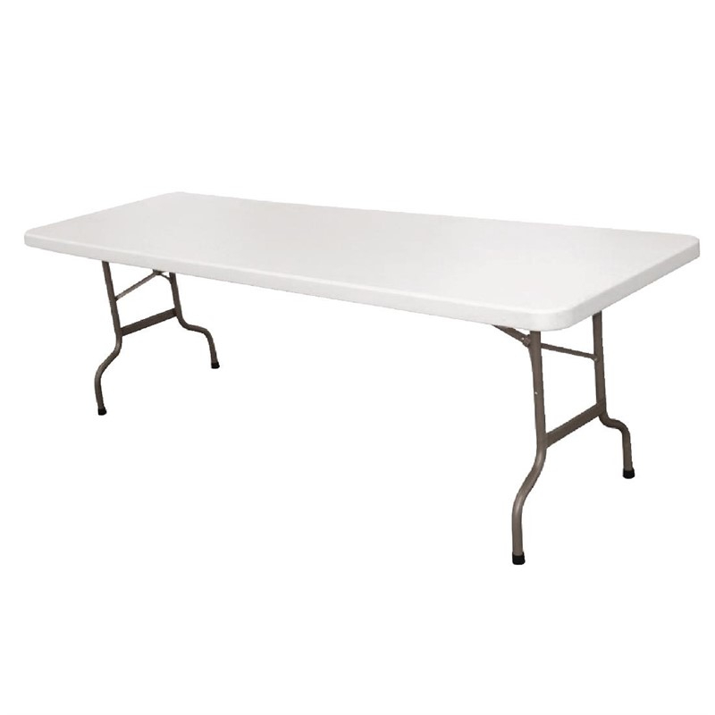 Bolero inklapbare tafel 244cm wit Bolero inklapbare tafel 244cm wit