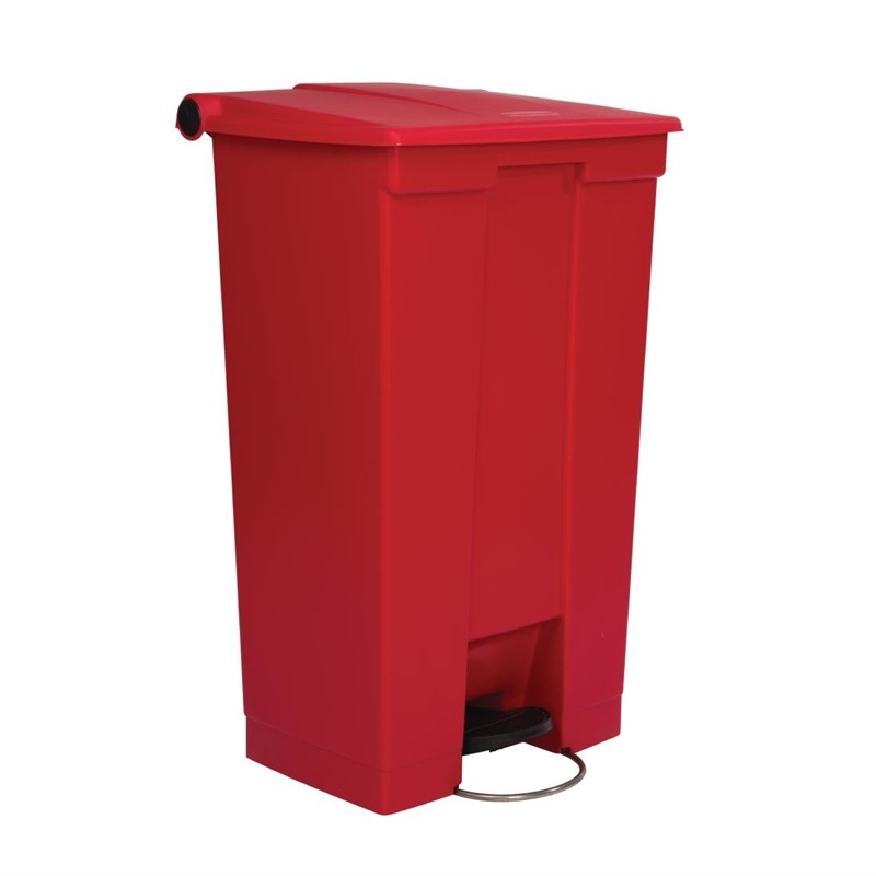 Rubbermaid Step-On pedaalemmer rood 87L Rubbermaid Step-On pedaalemmer rood 87L