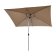 Sorara Lyon parasol rechthoekig 200x300cm zandkleur Sorara Lyon parasol rechthoekig 200x300cm zandkleur