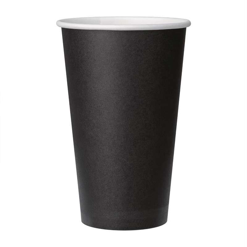 Fiesta Recyclable koffiebeker enkelwandig zwart 455ml (1000 stuks) Fiesta Recyclable koffiebeker enkelwandig zwart 455ml (1000 stuks)
