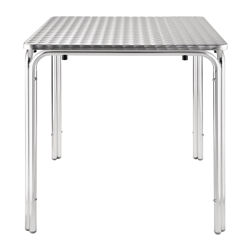 Bolero stapelbare vierkante RVS tafel 70cm Bolero stapelbare vierkante RVS tafel 70cm