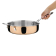 Vogue koperen tri-wall sauteerpan 24cm Vogue koperen tri-wall sauteerpan 24cm