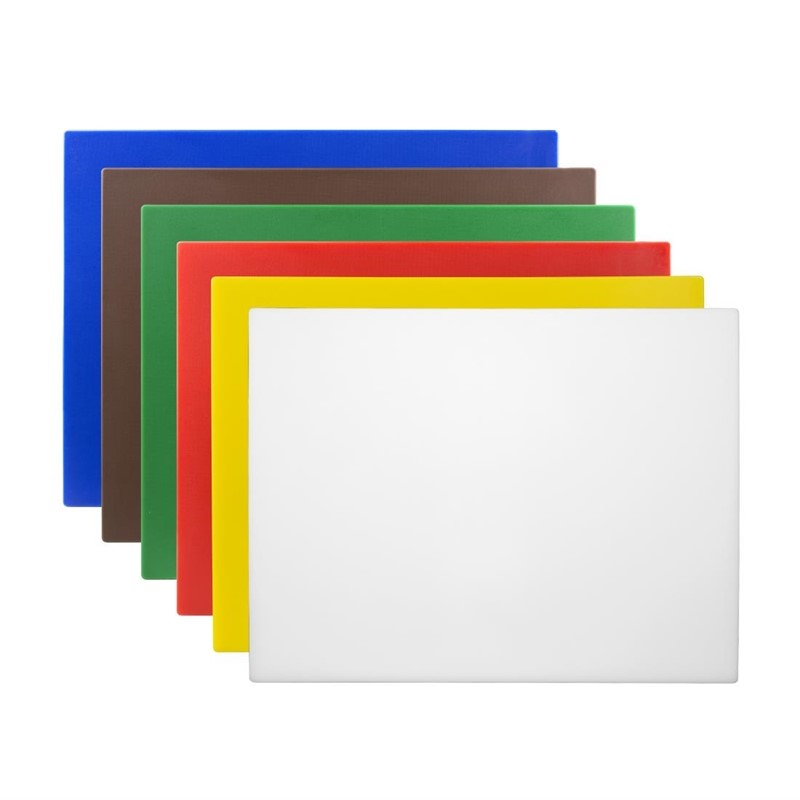 Hygiplas LDPE snijplanken set 600x450x10mm (6 stuks) Hygiplas LDPE snijplanken set 600x450x10mm (6 stuks)