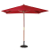 Bolero vierkante rode parasol 2,5 meter Bolero vierkante rode parasol 2,5 meter