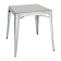 Bolero Bistro gegalvaniseerd stalen tafel vierkant 668mm Bolero Bistro gegalvaniseerd stalen tafel vierkant 668mm