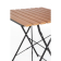 Bolero vierkante imitatiehouten tafel 60cm Bolero vierkante imitatiehouten tafel 60cm