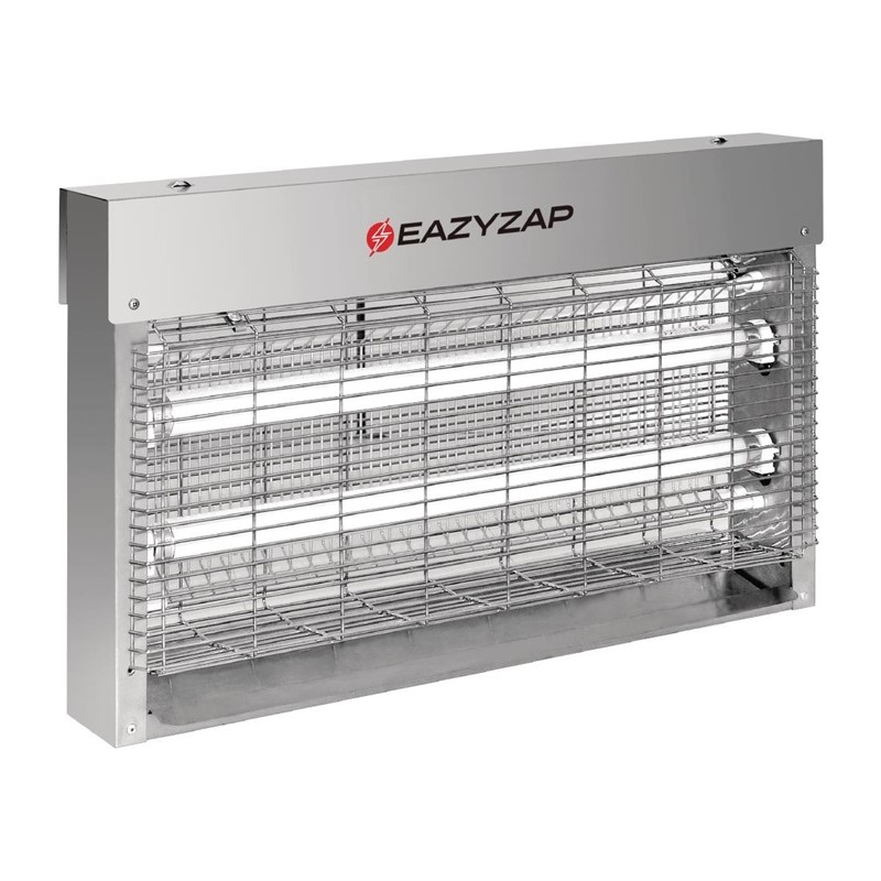 Eazyzap insectenverdelger 20W geborsteld RVS Eazyzap insectenverdelger 20W geborsteld RVS
