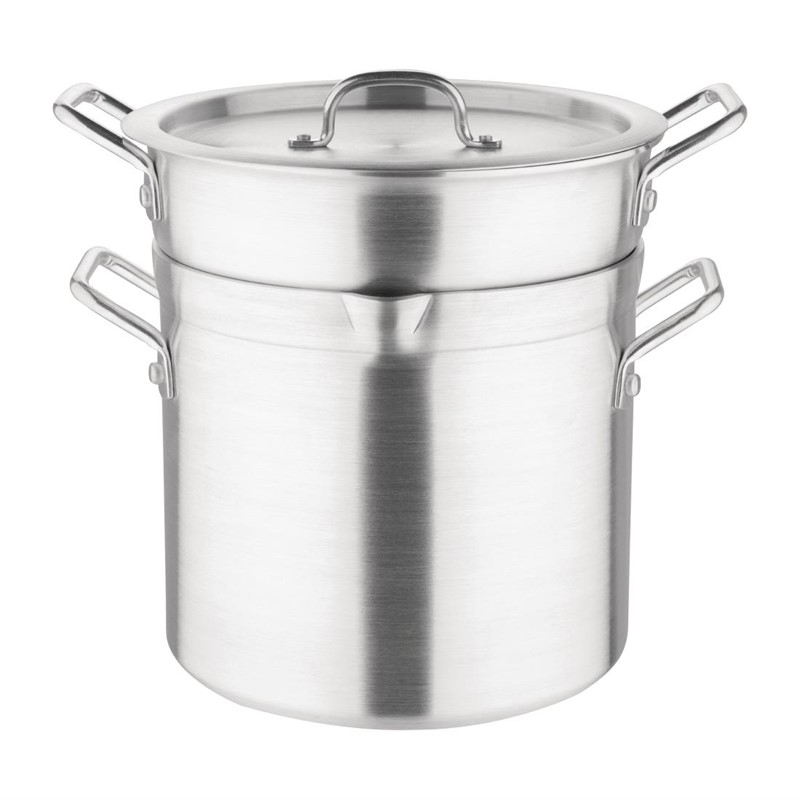 Vogue aluminium pan met au bain marie inzet 10L Vogue aluminium pan met au bain marie inzet 10L