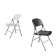 Bolero opklapbare stoelen wit (2 stuks) Bolero opklapbare stoelen wit (2 stuks)