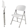 Bolero opklapbare stoelen wit (2 stuks) Bolero opklapbare stoelen wit (2 stuks)