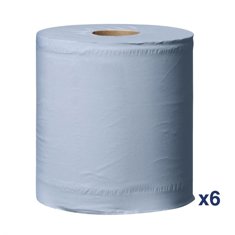 Tork centrefeed handdoekrollen blauw (6 stuks) Tork centrefeed handdoekrollen blauw (6 stuks)