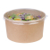 Fiesta Compostable ronde kraft saladeschaal 1L (300 stuks) Fiesta Compostable ronde kraft saladeschaal 1L (300 stuks)