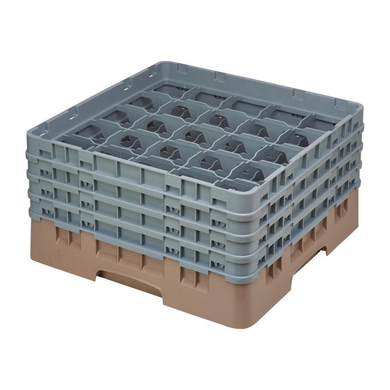 Cambro Camrack vaatwaskorf met 25 compartimenten max. glashoogte 21,5cm Cambro Camrack vaatwaskorf met 25 compartimenten max. glashoogte 21,5cm
