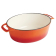 Vogue ovale inductie braadpan oranje 5L Vogue ovale inductie braadpan oranje 5L