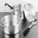 Vogue aluminium pan met au bain marie inzet 4L Vogue aluminium pan met au bain marie inzet 4L