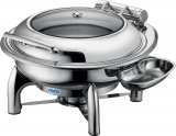 Saro Inductie Chafing Dish Met Zelfsluiting Deksel, Rond Model Jessie