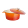 Vogue ronde inductie braadpan oranje 4L Vogue ronde inductie braadpan oranje 4L