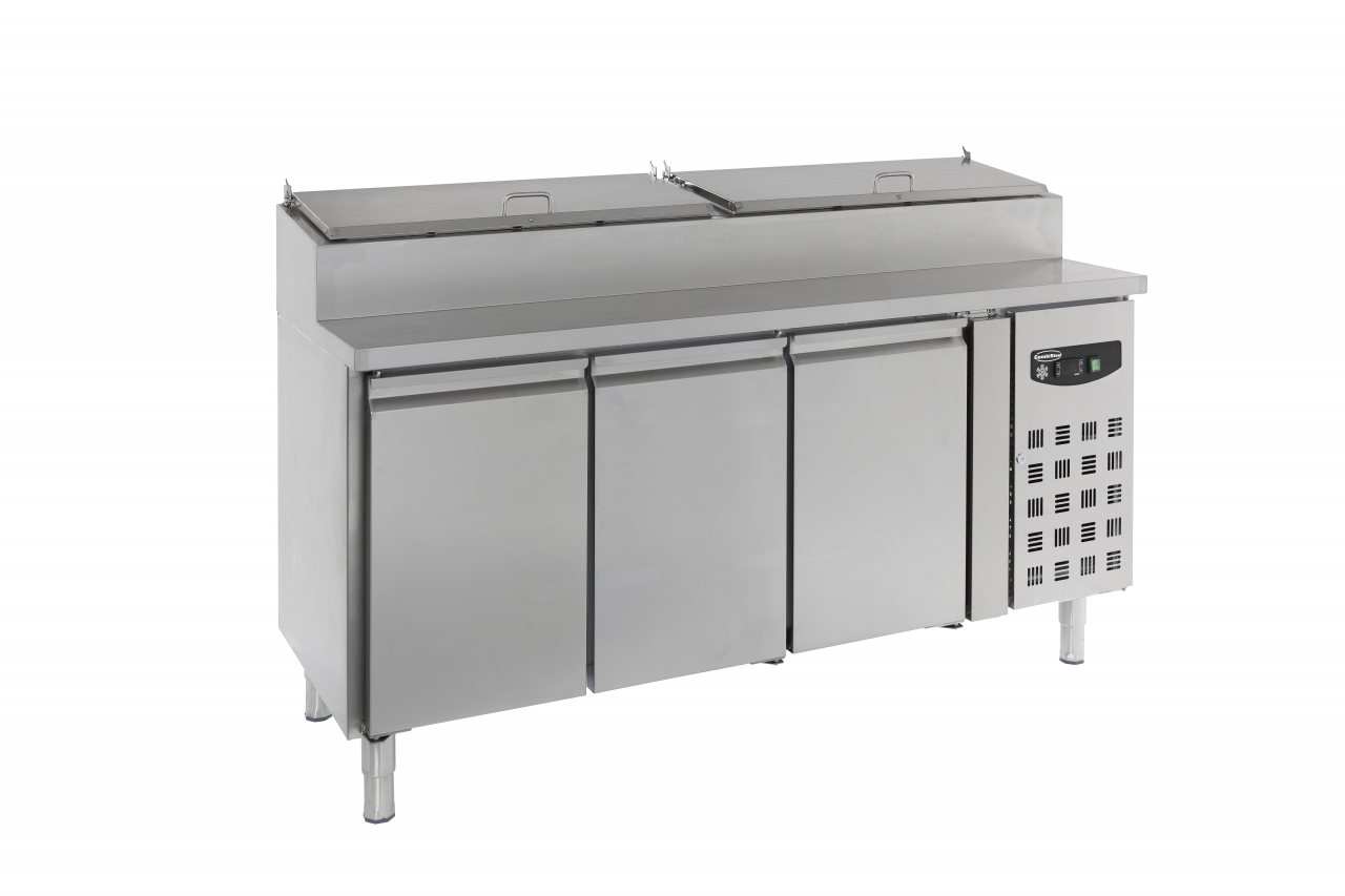 Saladette 3 Deuren 8x1/3gn Pan Saladette 3 Deuren 8x1/3gn Pan