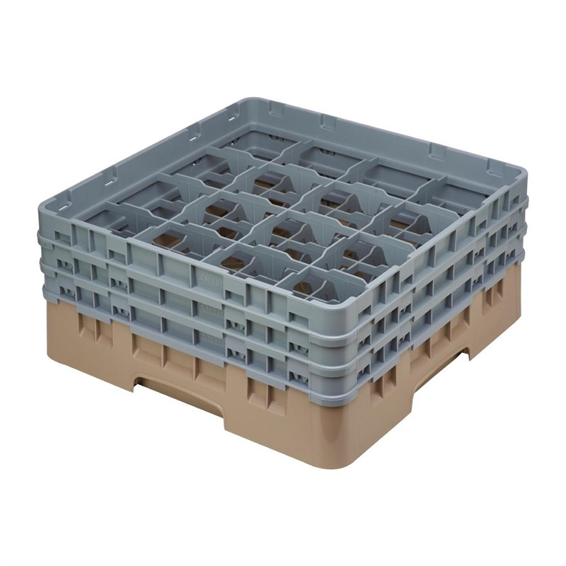 Cambro Camrack vaatwaskorf met 16 compartimenten max. glashoogte 17,4cm Cambro Camrack vaatwaskorf met 16 compartimenten max. glashoogte 17,4cm