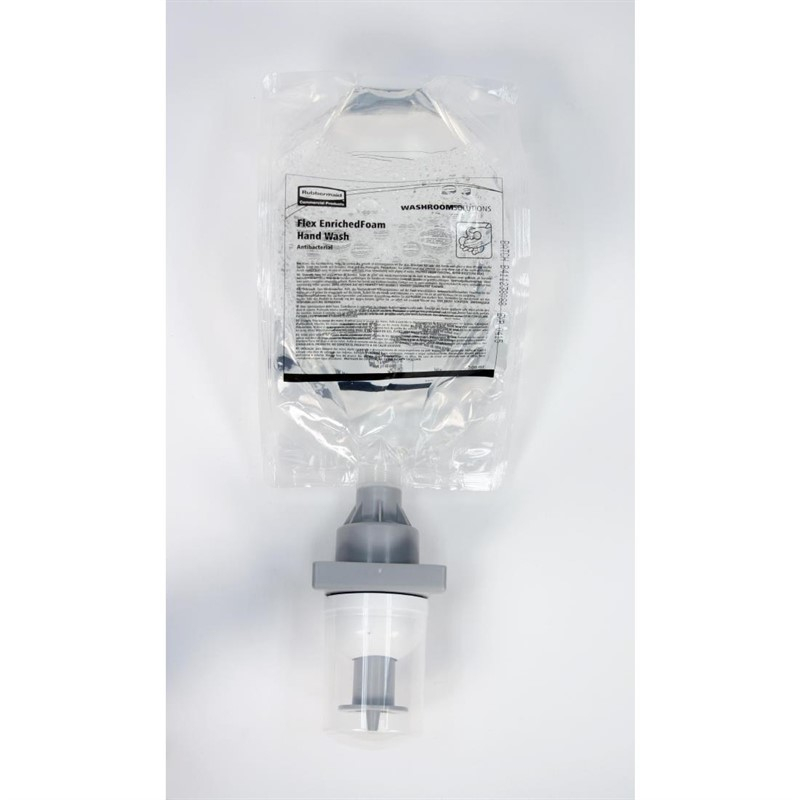 Rubbermaid Flex ongeparfumeerde antibacteriële handzeep schuim 500ml (5 stuks) Rubbermaid Flex ongeparfumeerde antibacteriële handzeep schuim 500ml (5 stuks)