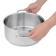 Vogue RVS inductie kookpan 24cm 4,5L Vogue RVS inductie kookpan 24cm 4,5L