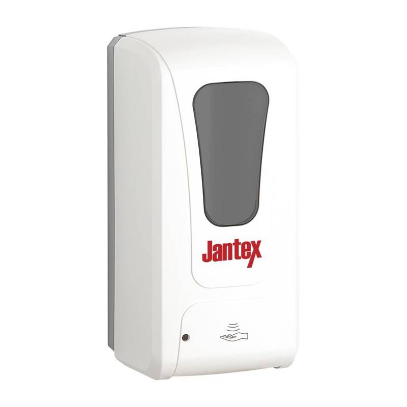Jantex automatische dispenser voor vloeibare zeep en handreiniger 1L Jantex automatische dispenser voor vloeibare zeep en handreiniger 1L