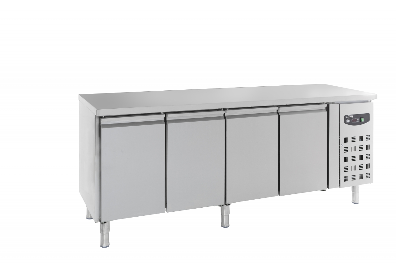 600 Koelwerkbank 4 Deuren 600 Koelwerkbank 4 Deuren