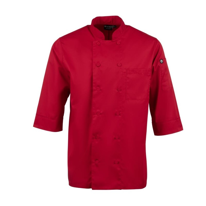 Chef Works unisex koksbuis rood L Chef Works unisex koksbuis rood L