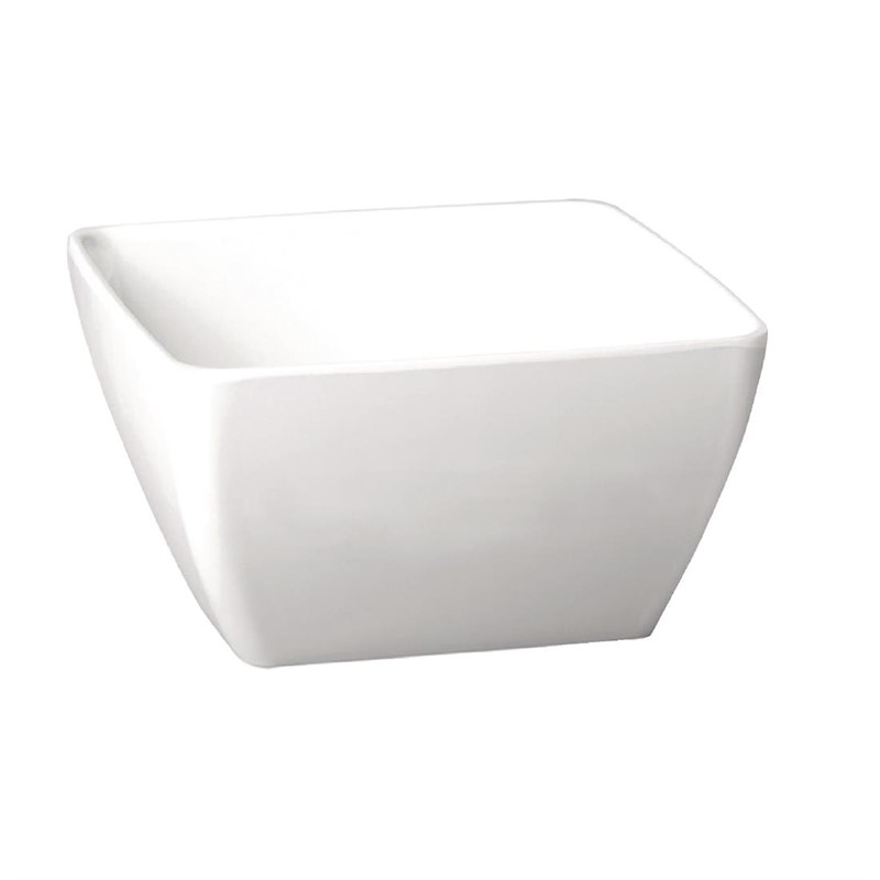APS Pure vierkante melamine kom wit 25x25cm APS Pure vierkante melamine kom wit 25x25cm