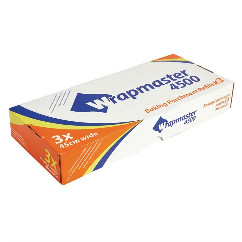 Wrapmaster bakpapier navulling 45cm (3 stuks) Wrapmaster bakpapier navulling 45cm (3 stuks)