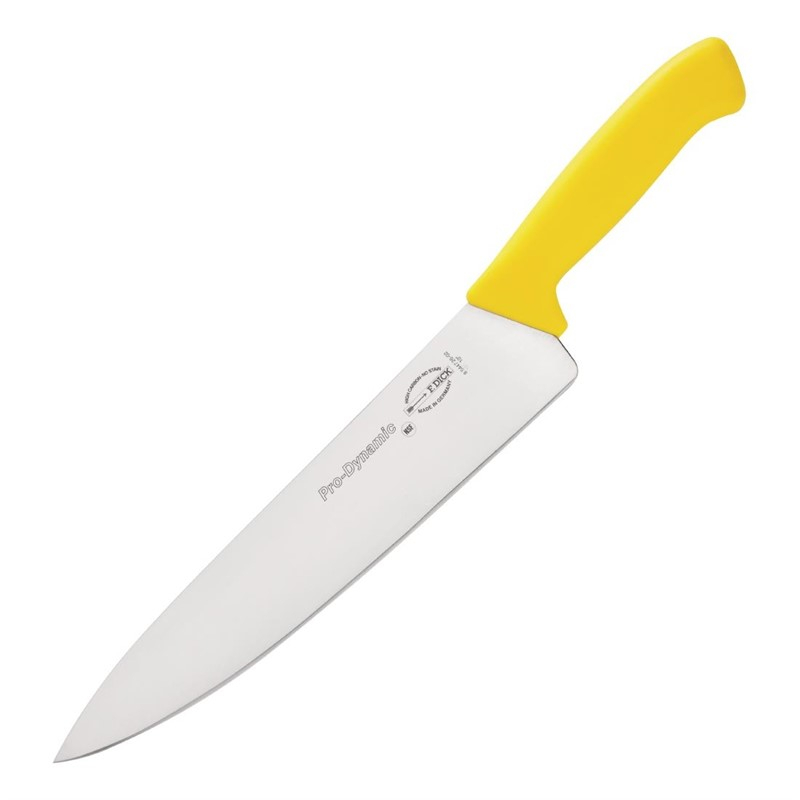 Dick Pro Dynamic HACCP koksmes geel 25,5cm Dick Pro Dynamic HACCP koksmes geel 25,5cm
