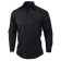 Uniform Works unisex overhemd lange mouw zwart S Uniform Works unisex overhemd lange mouw zwart S