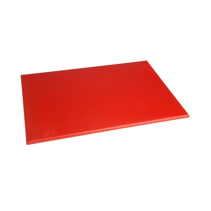 Hygiplas antibacteriële HDPE snijplank rood Hygiplas antibacteriële HDPE snijplank rood
