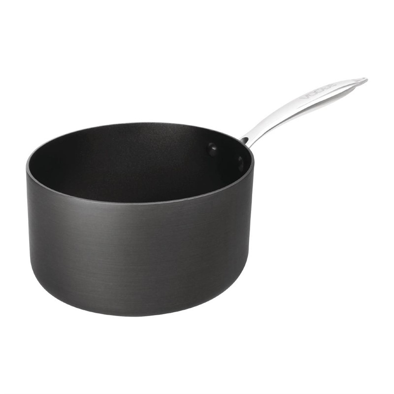 Vogue aluminium anti-aanbak inductie steelpan 16cm Vogue aluminium anti-aanbak inductie steelpan 16cm