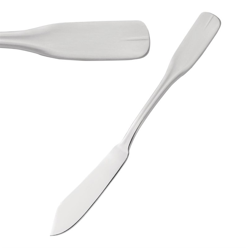 Amefa Vieux Paris vismessen 18/0 3 mm gesatineerd (12 stuks) Amefa Vieux Paris vismessen 18/0 3 mm gesatineerd (12 stuks)