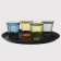 Olympia Cabot glazen tumbler blauw 26cl (6 stuks) Olympia Cabot glazen tumbler blauw 26cl (6 stuks)