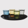 Olympia Cabot glazen tumbler blauw 26cl (6 stuks) Olympia Cabot glazen tumbler blauw 26cl (6 stuks)