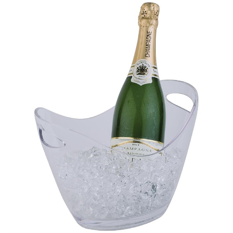 APS acryl champagne bowl klein transparant APS acryl champagne bowl klein transparant