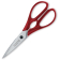 Victorinox RVS schaar met rood nylon handvat Victorinox RVS schaar met rood nylon handvat