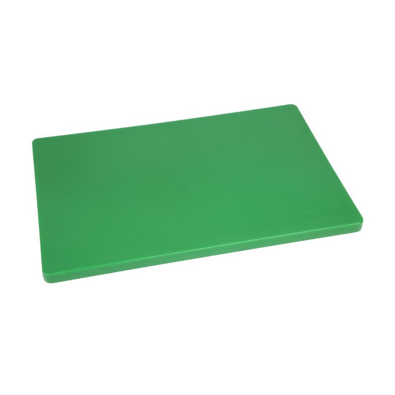 Hygiplas LDPE extra dikke snijplank groen 450x300x20mm Hygiplas LDPE extra dikke snijplank groen 450x300x20mm