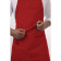 Chef Works halterschort rood Chef Works halterschort rood