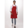 Chef Works halterschort rood Chef Works halterschort rood
