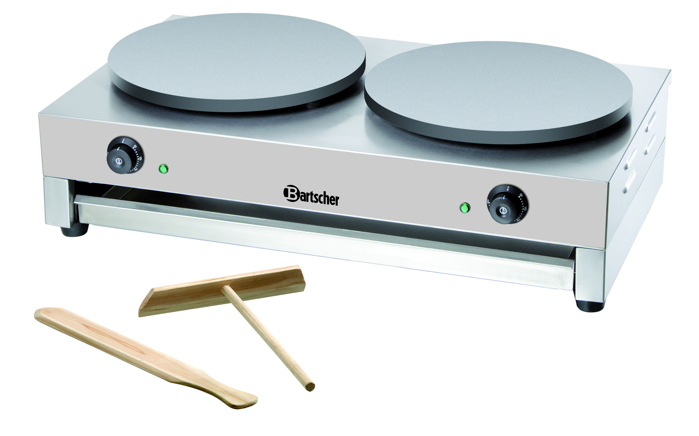 Crêpe-bakplaat, 2 platen, 400 mm Crêpe-bakplaat, 2 platen, 400 mm