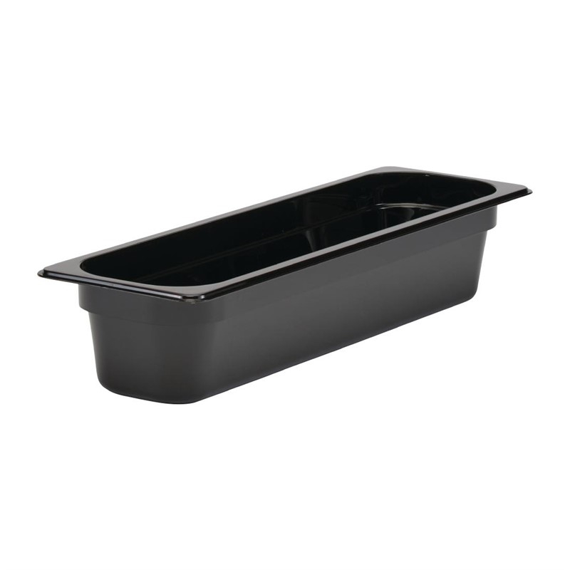 Cambro Camwear GN 2/4 gastronormbak zwart Cambro Camwear GN 2/4 gastronormbak zwart